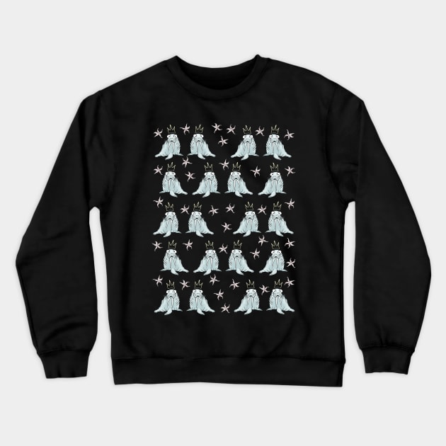 Walrus Crewneck Sweatshirt by msmart